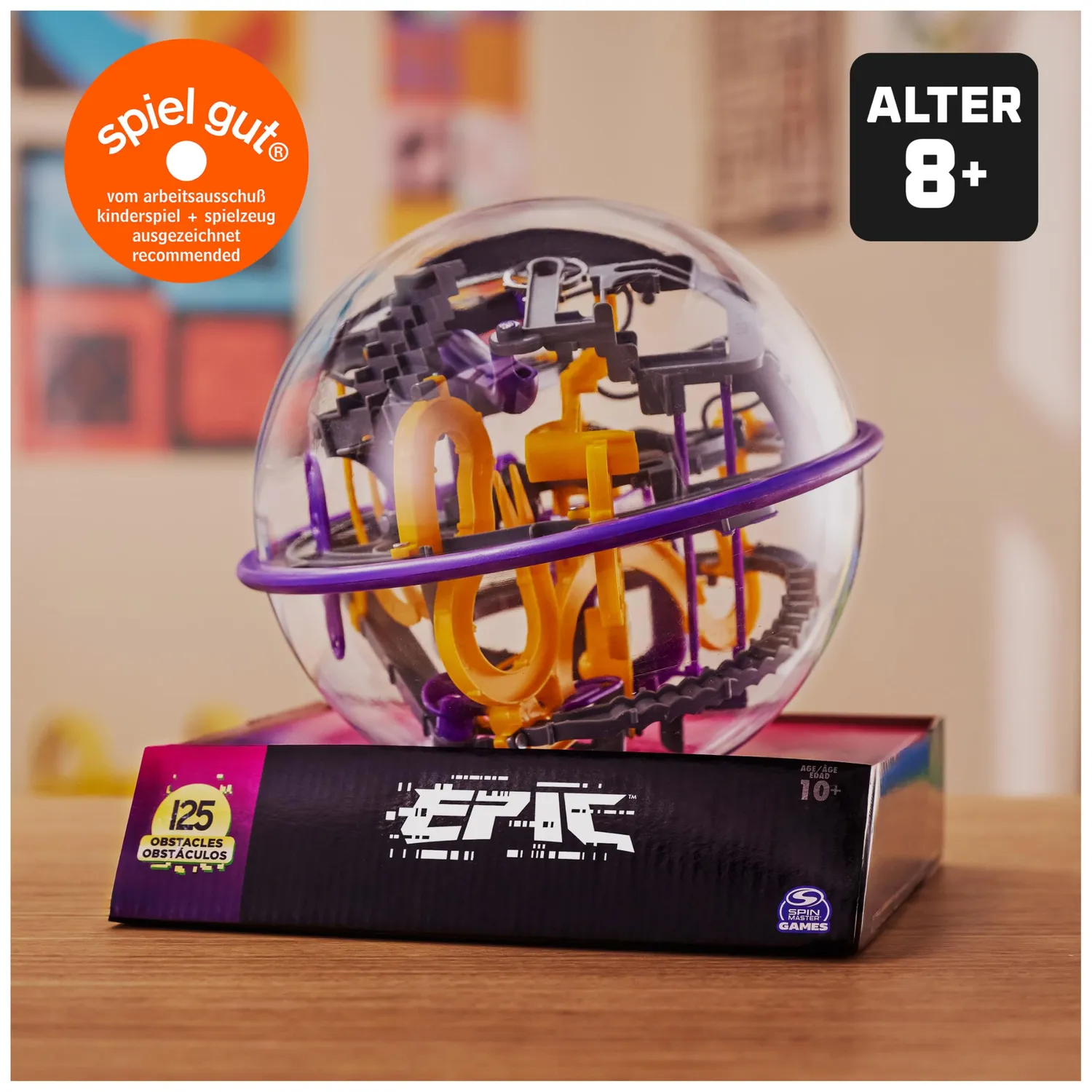 Spin Master Perplexus Epic 3D-Kugellabyrinth 125 Hindernisse