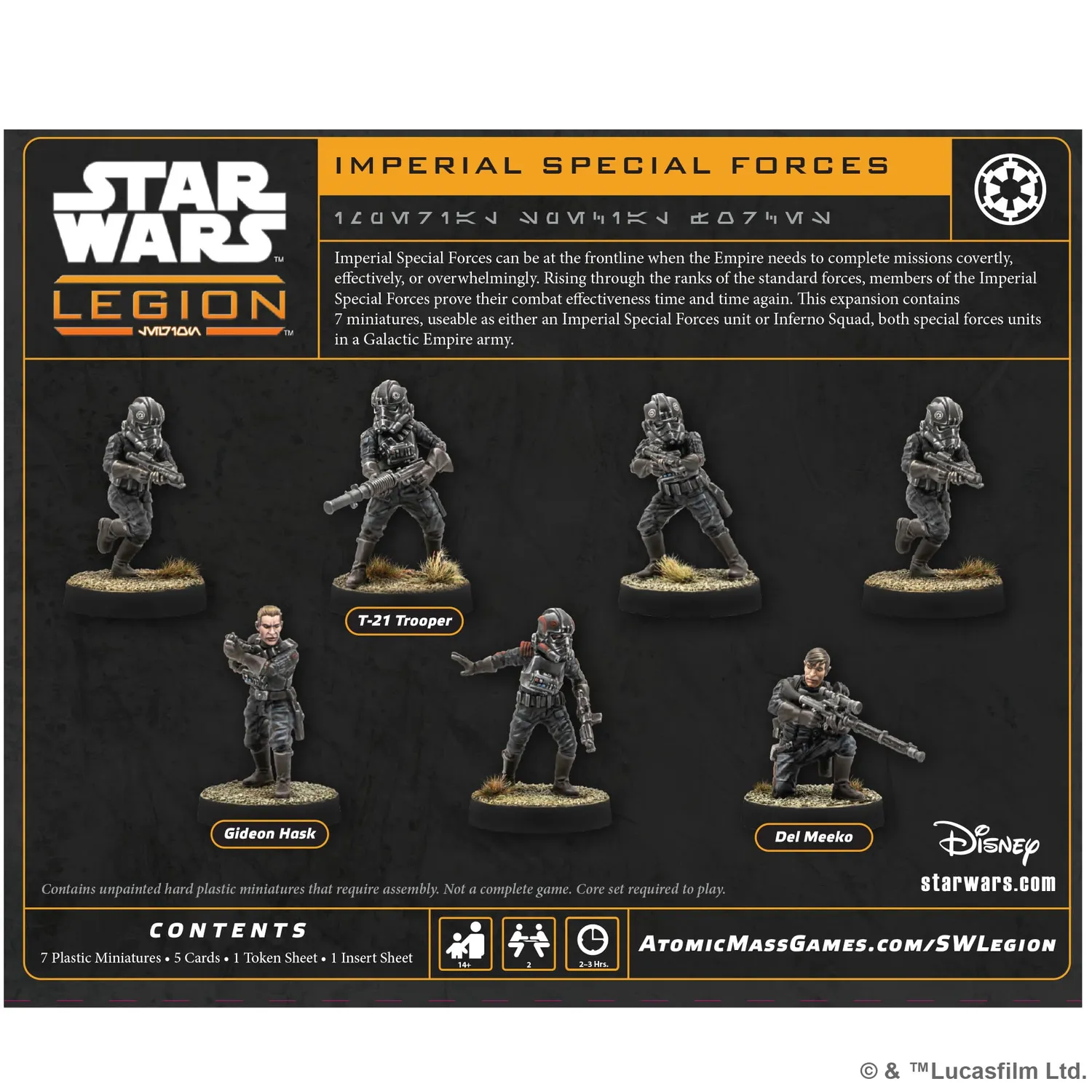 Asmodee Star Wars: Legion Imperial Special Forces Erweiterung 7 Figuren