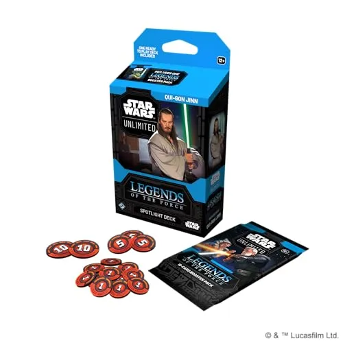 Asmodee Star Wars Unlimited Legends of the Force Deck Qui-Gon Jinn