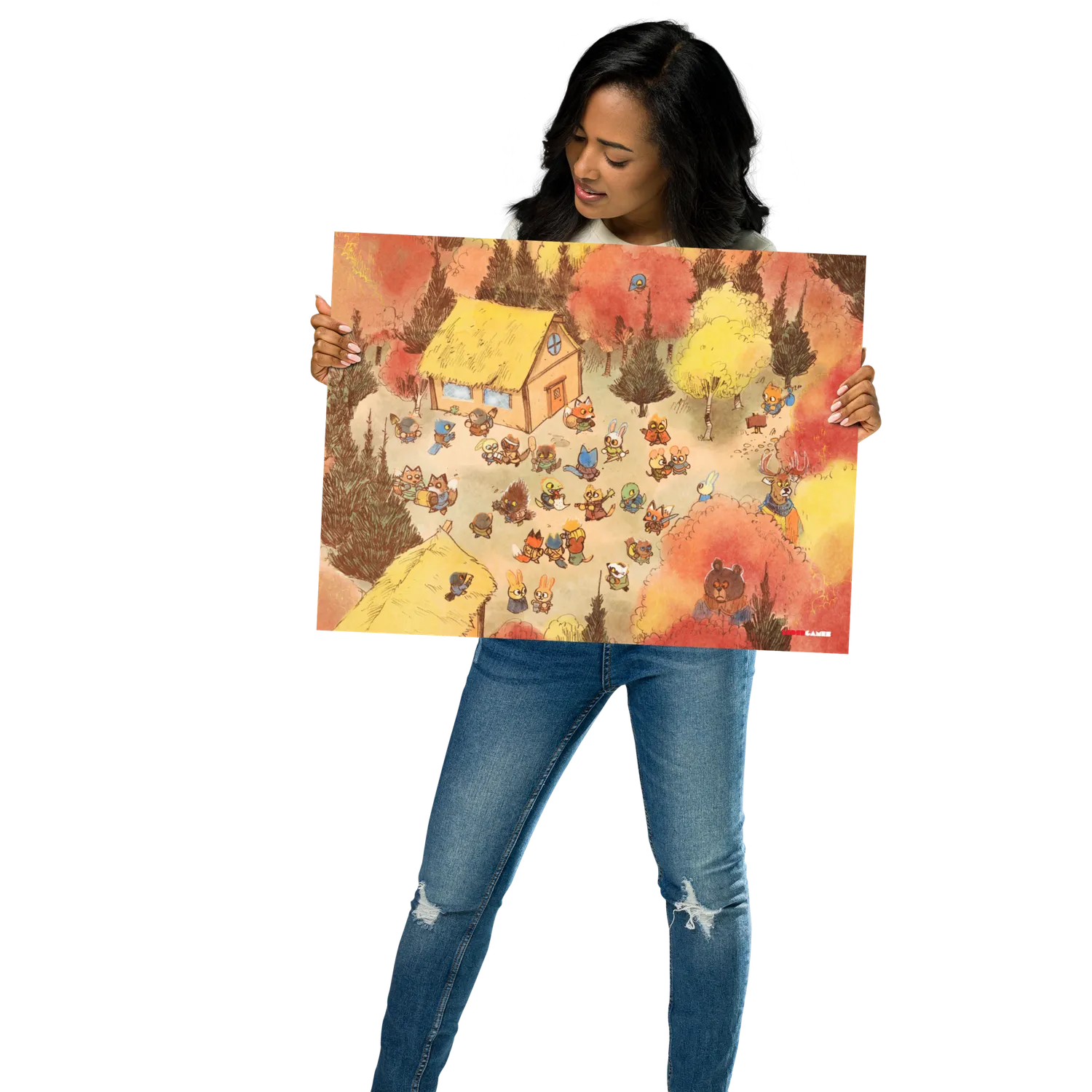 Leder Games Root Hirelings Kunstdruck 30x40cm