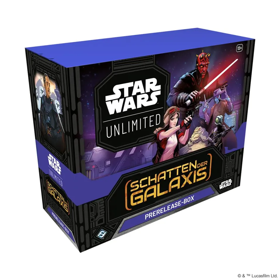 Star Wars Unlimited Schatten der Galaxis Prerelease-Box 6 Booster