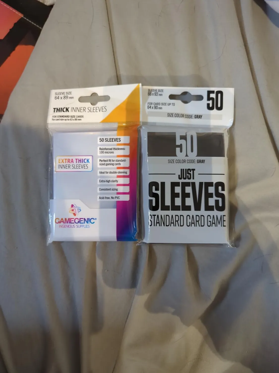 Gamegenic Thick Inner Sleeves Innenhüllen 50er transparent