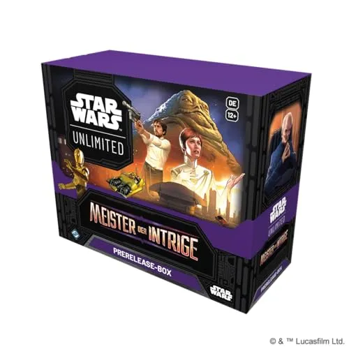 Star Wars Unlimited Meister der Intrige Pre-Release Box Deutsch