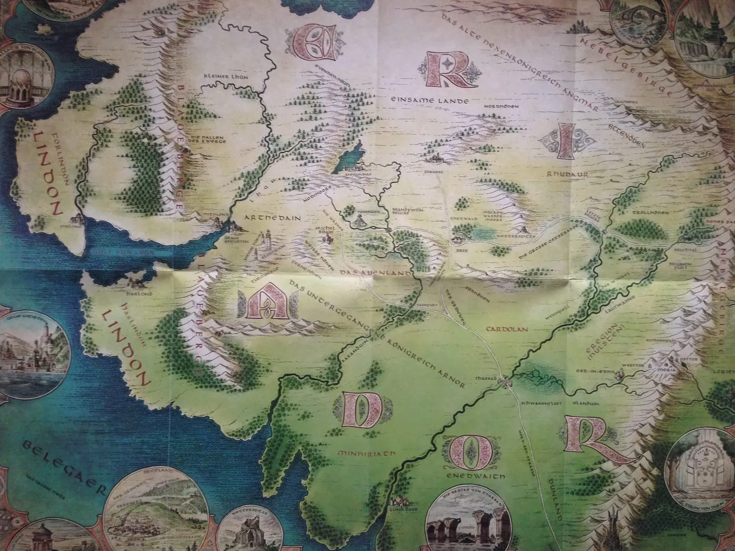 Der Eine Ring Starterset Box Deutsch Einsteiger Rollenspiel