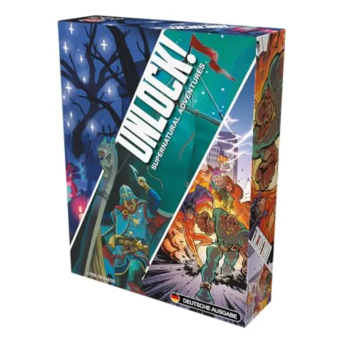 Asmodee Unlock Supernatural Adventures Familienspiel deutsch