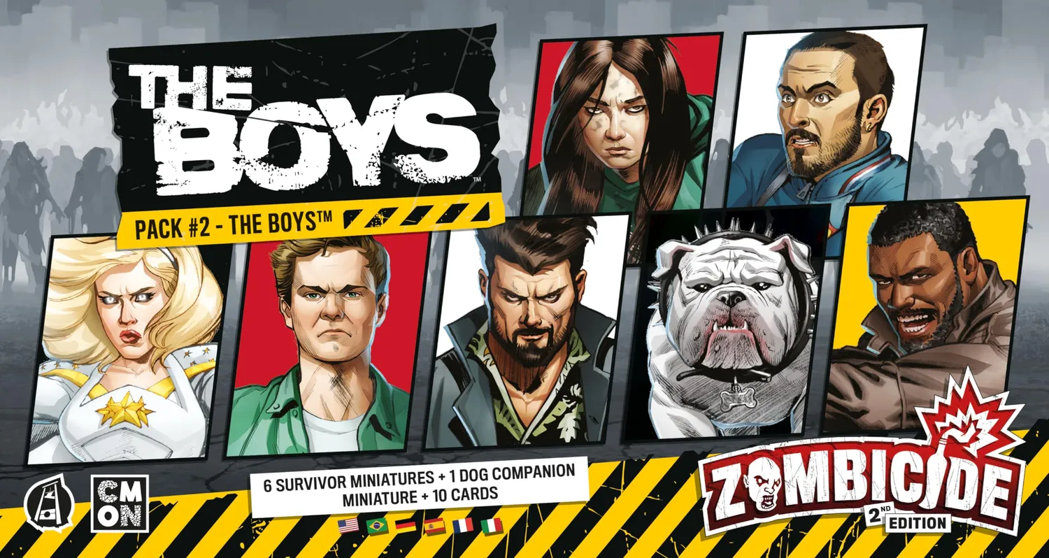 CMON Zombicide 2. Edition The Boys Pack 2 Miniaturen-Erweiterung