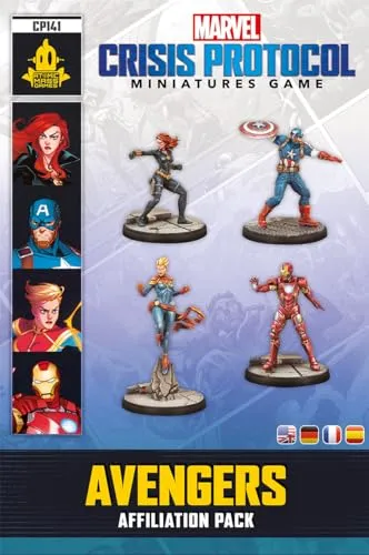 Asmodee Marvel Crisis Protocol Avengers Affiliation Pack Tabletop