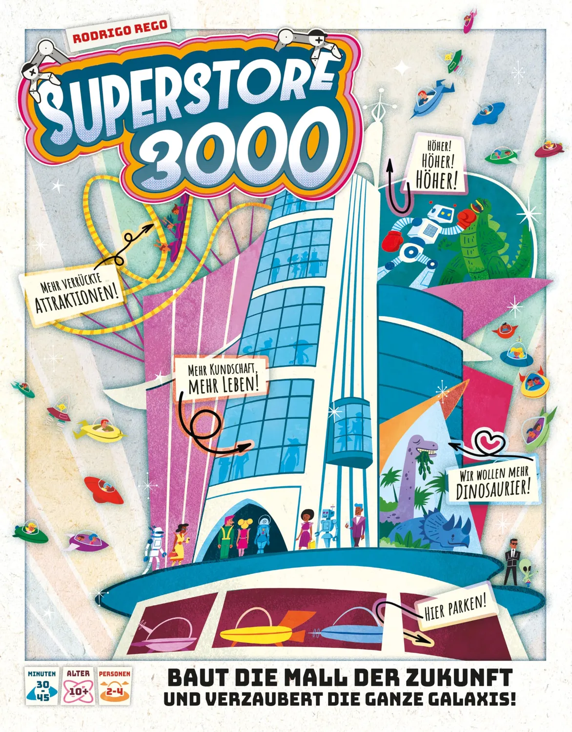 SPACE Cow Superstore 3000 Familienspiel Deutsch Taktik