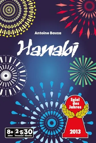 Cocktail Games Hanabi Auflage 2024 Familienspiel Kartenspiel 2-5