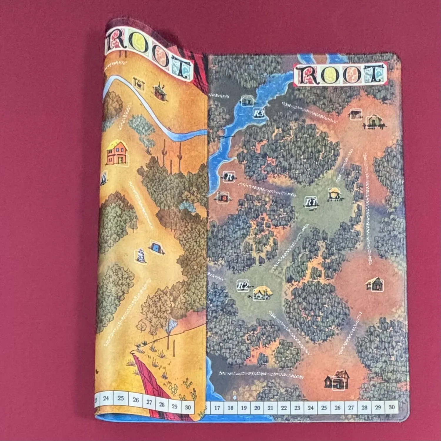 Leder Games Root Playmat Marsh Gorge Neopren