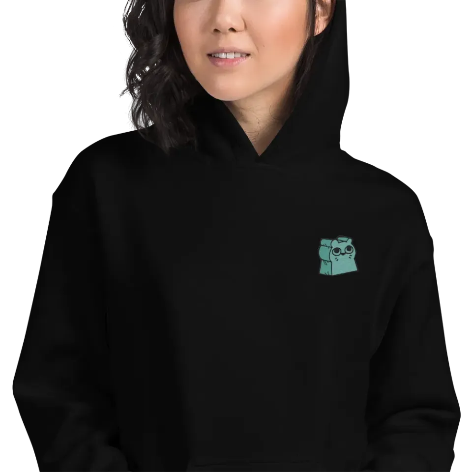 Leder Games Root Riverfolk Hoodie M schwarz Baumwolle