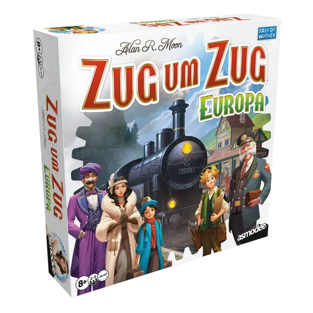 Days of Wonder Zug um Zug Europa Refresh Brettspiel
