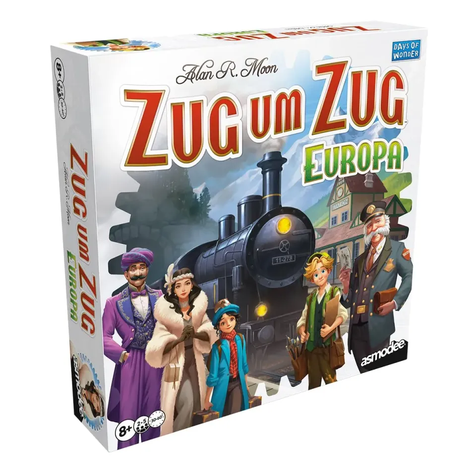 Days of Wonder Zug um Zug Europa Refresh Brettspiel