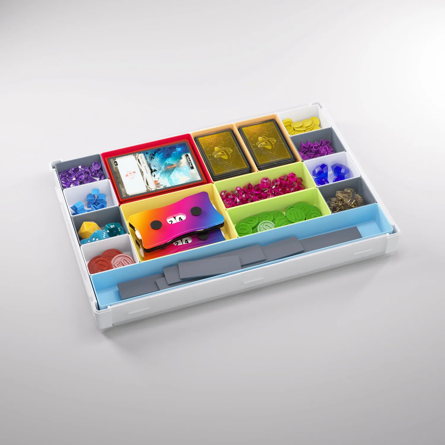 Gamegenic Token Silo XL Weiß-Multicolor Aufbewahrungsbox