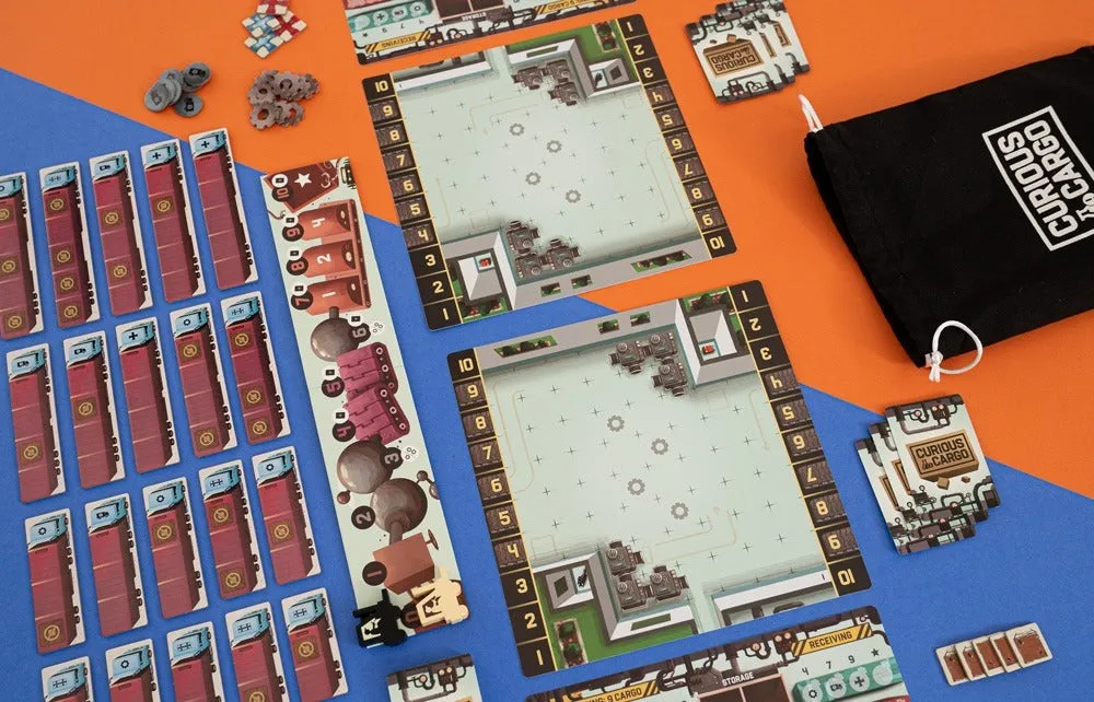 Capstone Games Curious Cargo Brettspiel 2 Personen Logistik