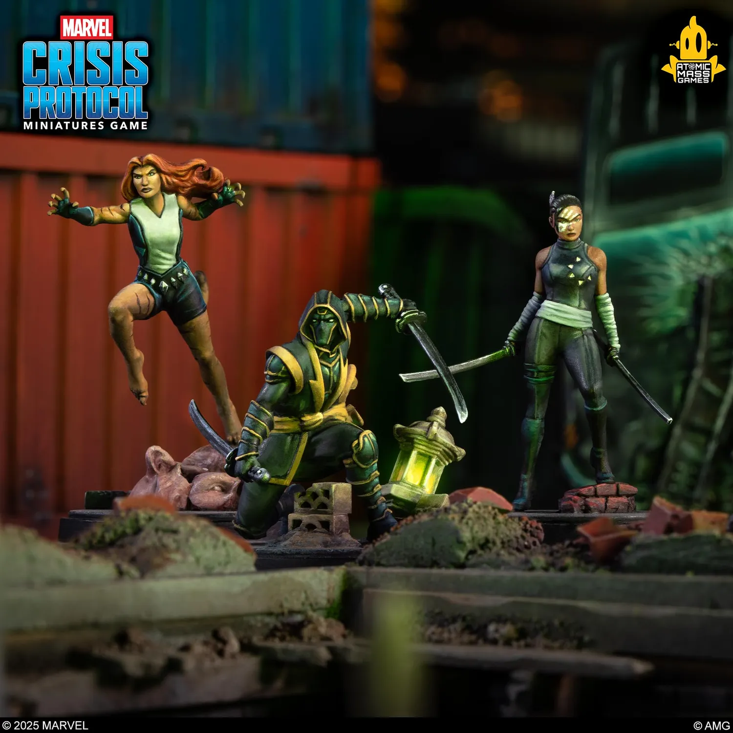 Asmodee Marvel Crisis Protocol Echo Ronin Tigra Charakterpack 3 Figuren