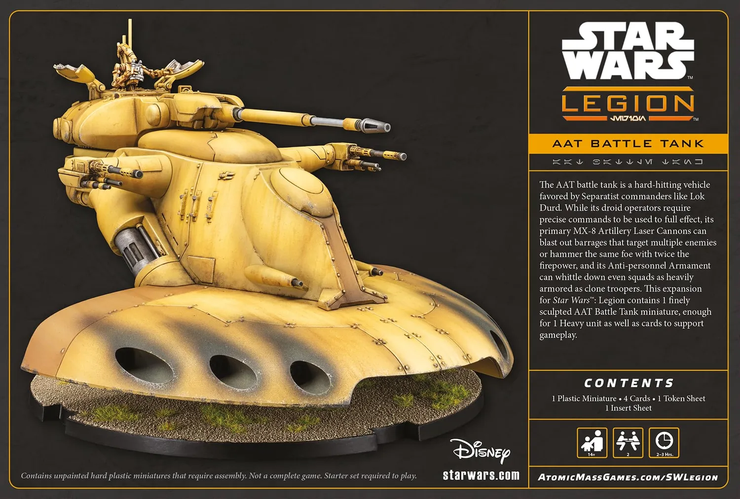 Asmodee Star Wars Legion AAT Battle Tank Erweiterung Separatisten