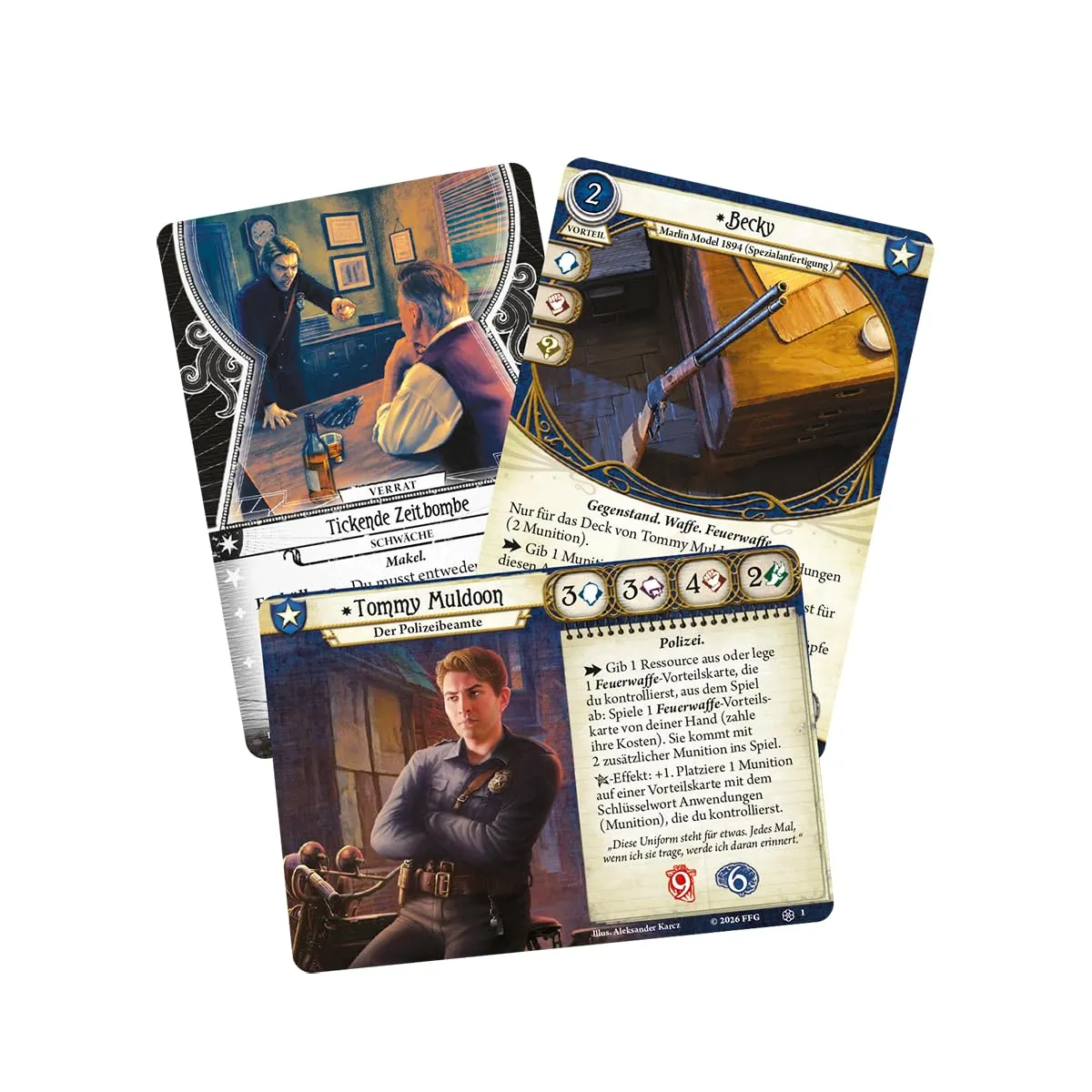 Asmodee Arkham Horror Kartenspiel Tommy Muldoon Ermittlerdeck