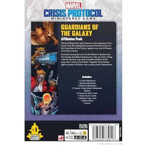 Marvel Crisis Protocol Guardians Galaxy Affiliation Tabletop