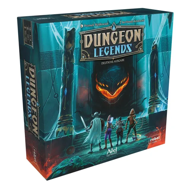 Asmodee Dungeon Legends Kennerspiel Deckbuilding Deutsch