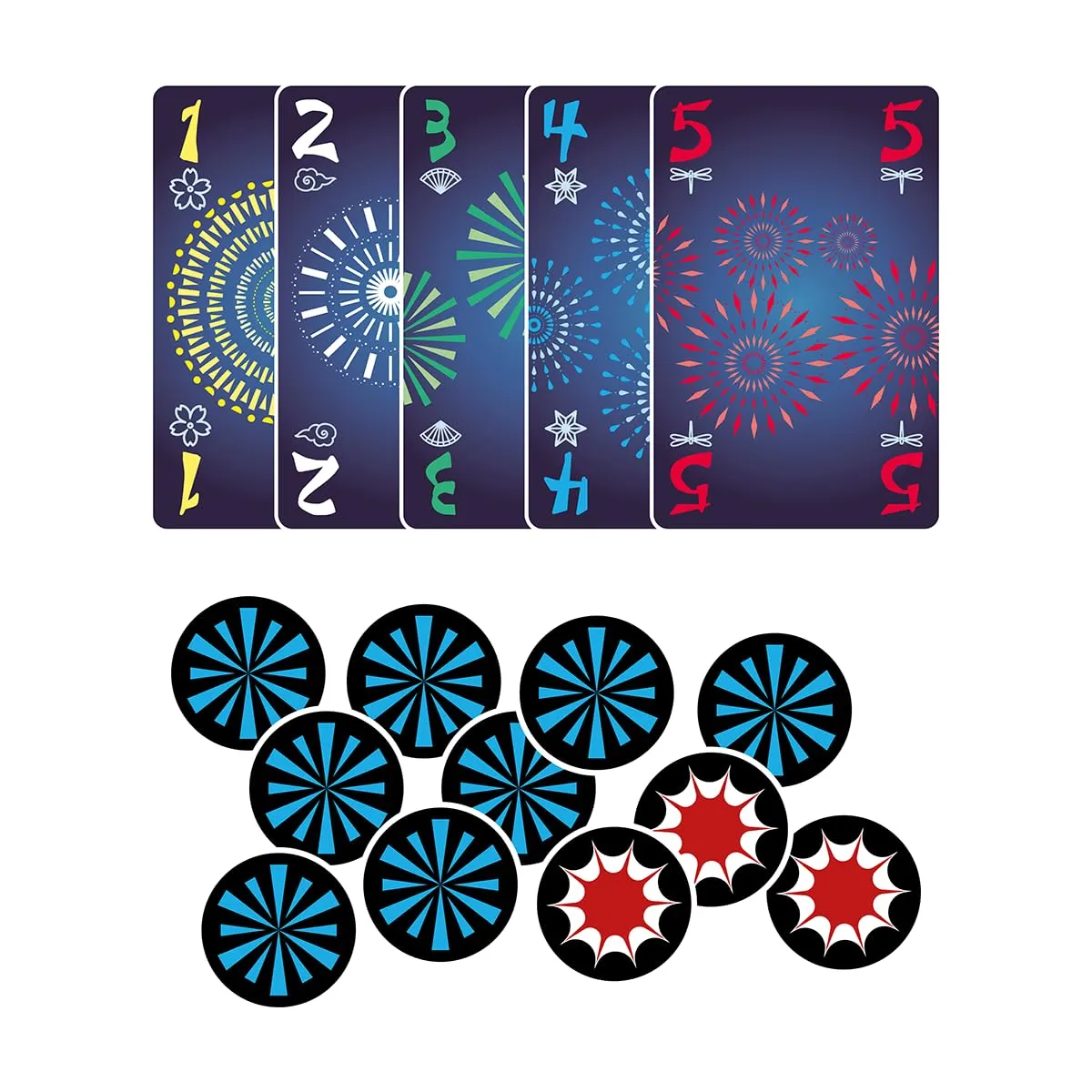 Cocktail Games Hanabi Auflage 2024 Familienspiel Kartenspiel 2-5
