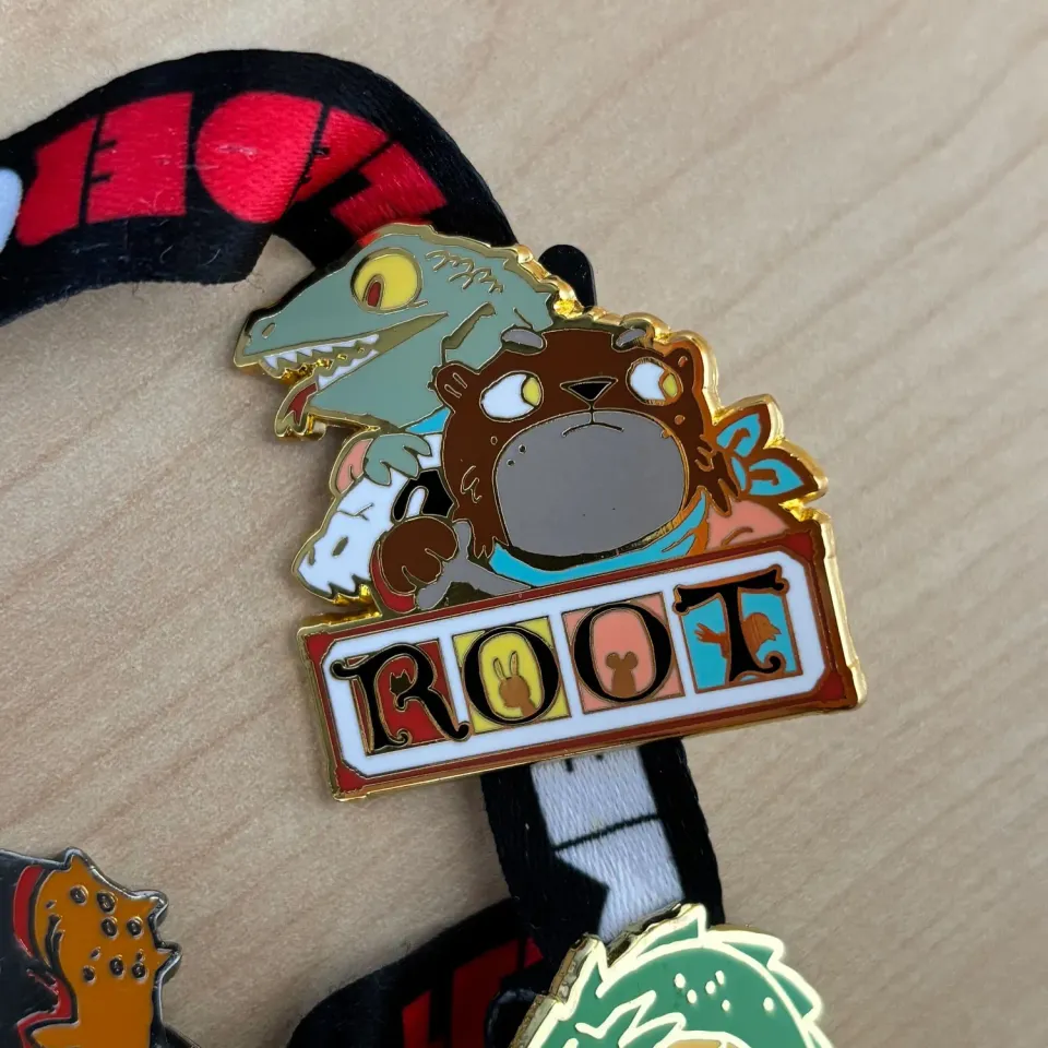 Leder Games Root Riverfolk Pin Anstecker 1,5 Zoll