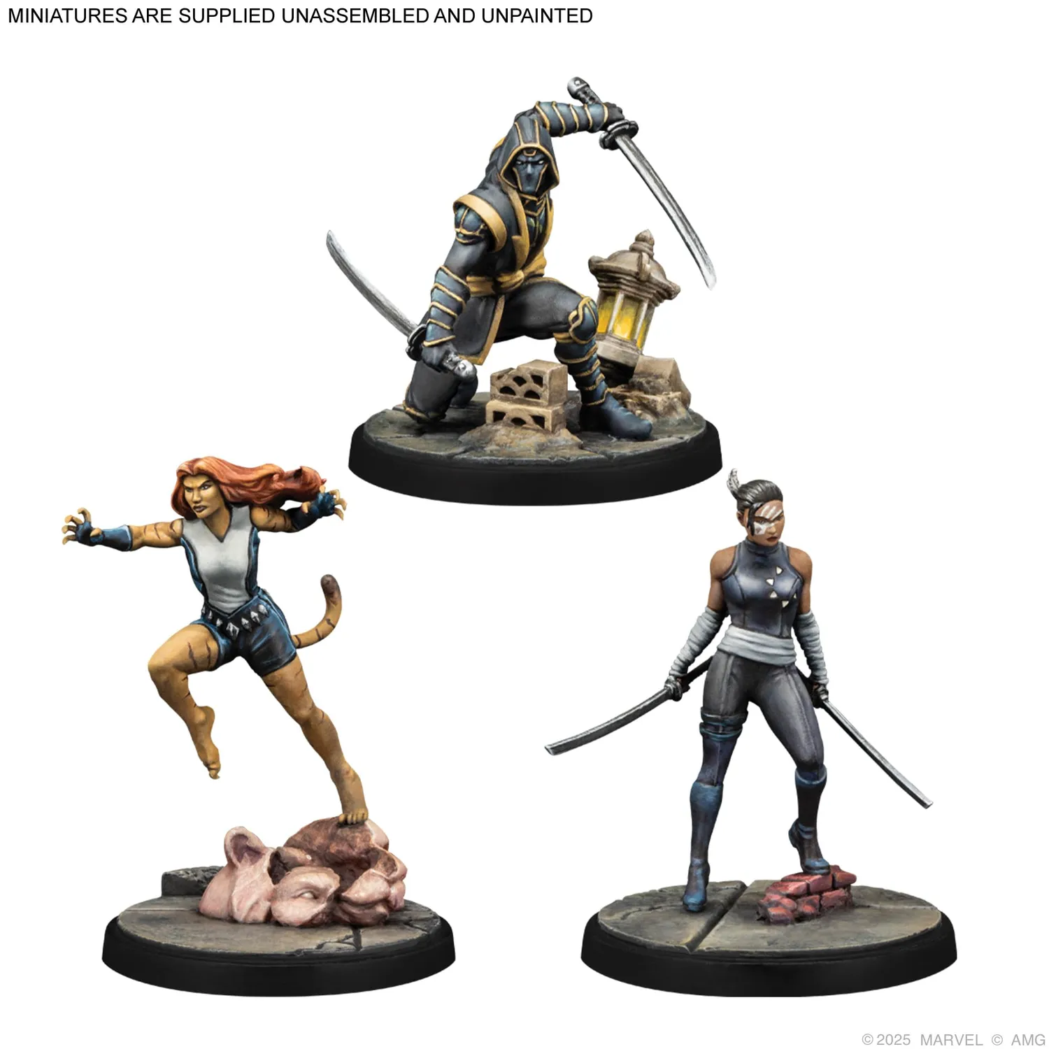 Asmodee Marvel Crisis Protocol Echo Ronin Tigra Charakterpack 3 Figuren