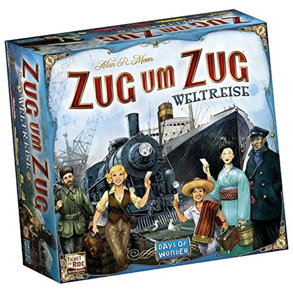 Asmodee Zug um Zug Weltreise Brettspiel deutsch Familie