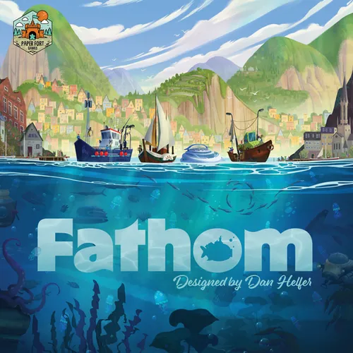 Paper Fort Games Fathom Deluxe Bundle Brettspiel Grundspiel + Holztiles