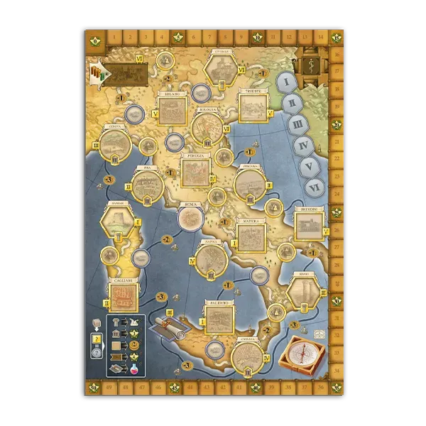 Cranio Newton Italy Grand Tour Erweiterung Alternativkarte