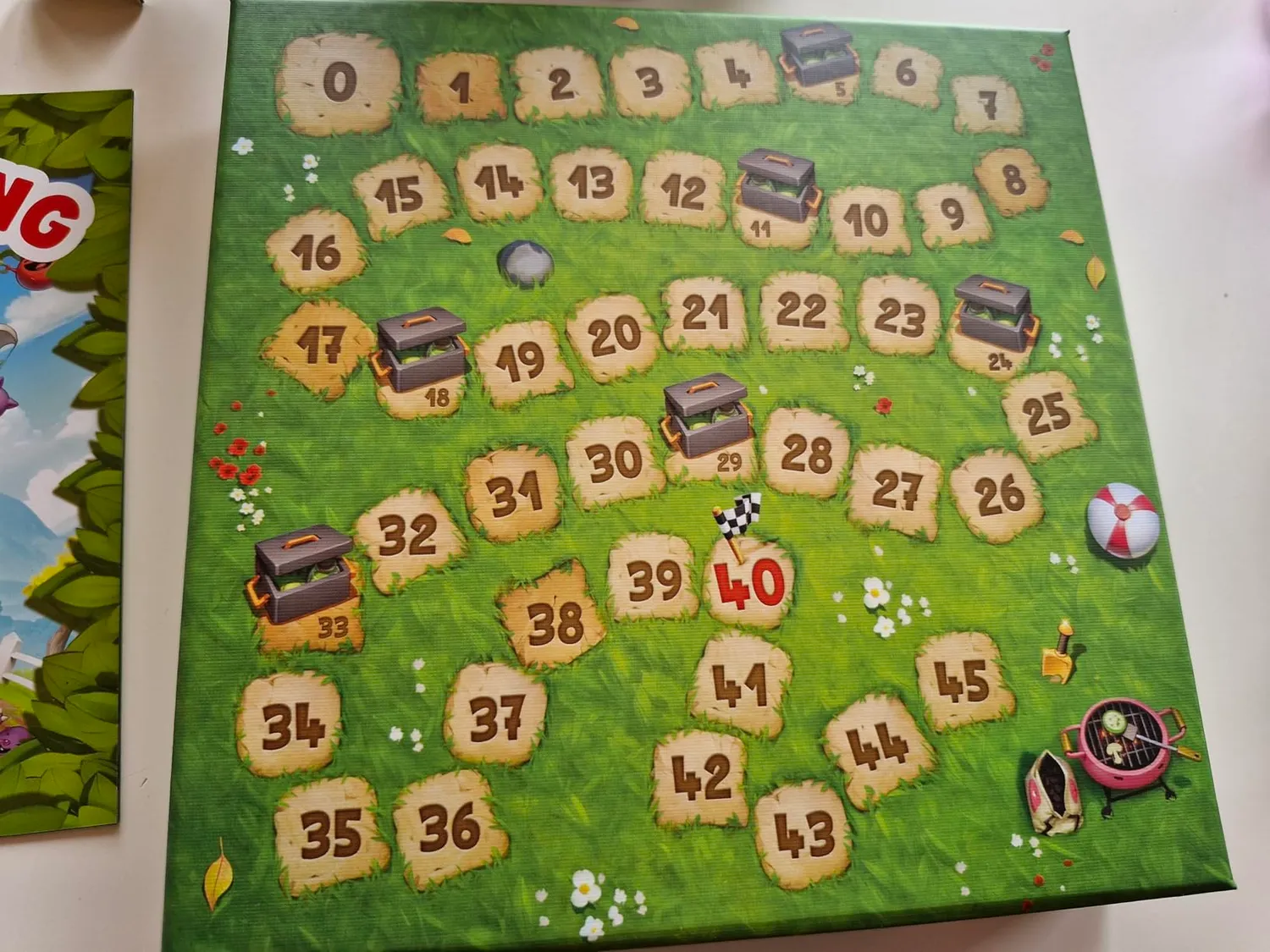 Asmodee Zoff am Zaun Strategiespiel 2 Spieler Garten