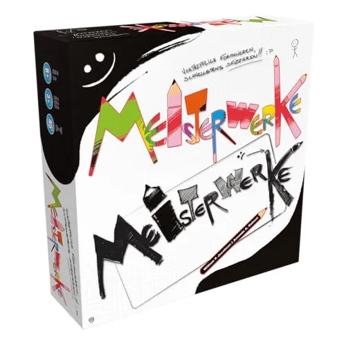 Asmodee Meisterwerke Partyspiel Alte Auflage Zeichenspiel