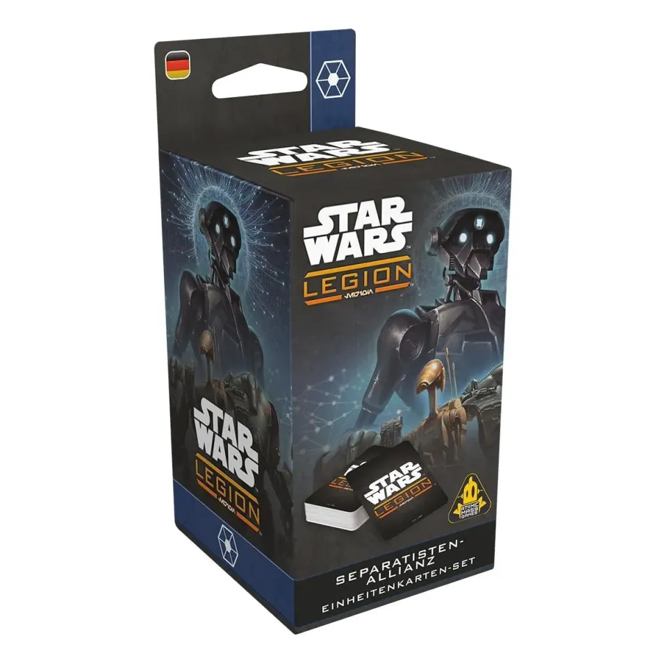 Asmodee Star Wars Legion Separatisten Einheitenkarten-Set 155 Karten
