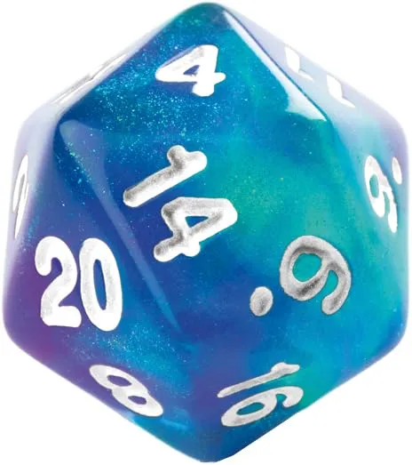 Gamegenic Galaxy Neptune Würfelset 7-teilig Resin blau