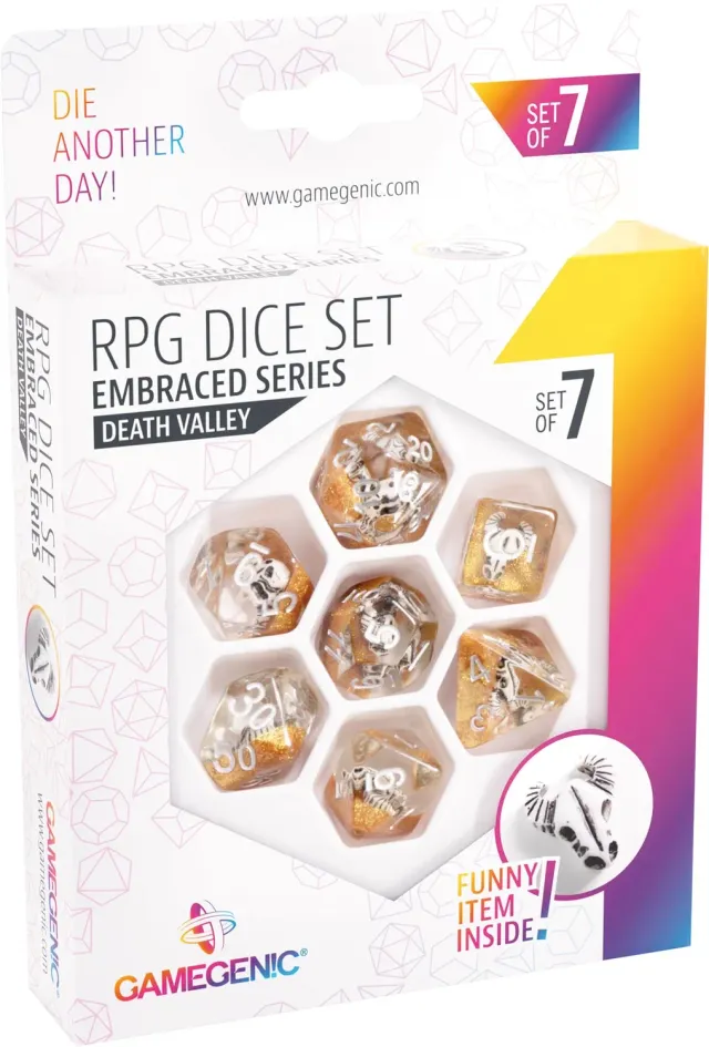 Gamegenic Embraced Death Valley Würfelset 7-teilig Resin