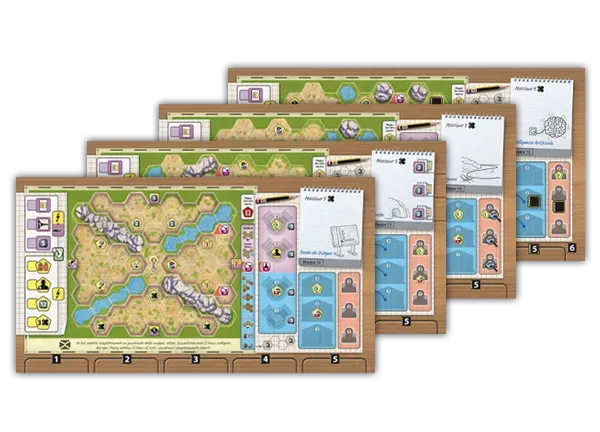 Cranio Ark Nova Bundle Brettspiel mit Organizer