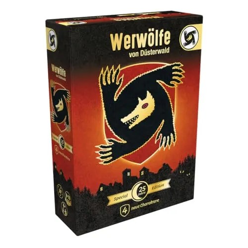 Asmodee Werwölfe von Düsterwald 25 Jahre Special Edition Party