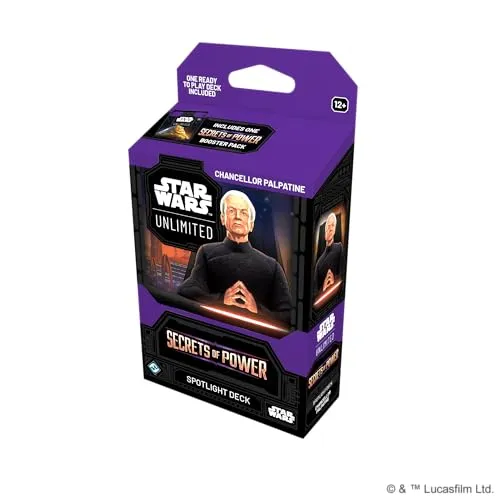 Asmodee Star Wars Unlimited Secrets of Power Spotlight Display 6 Decks
