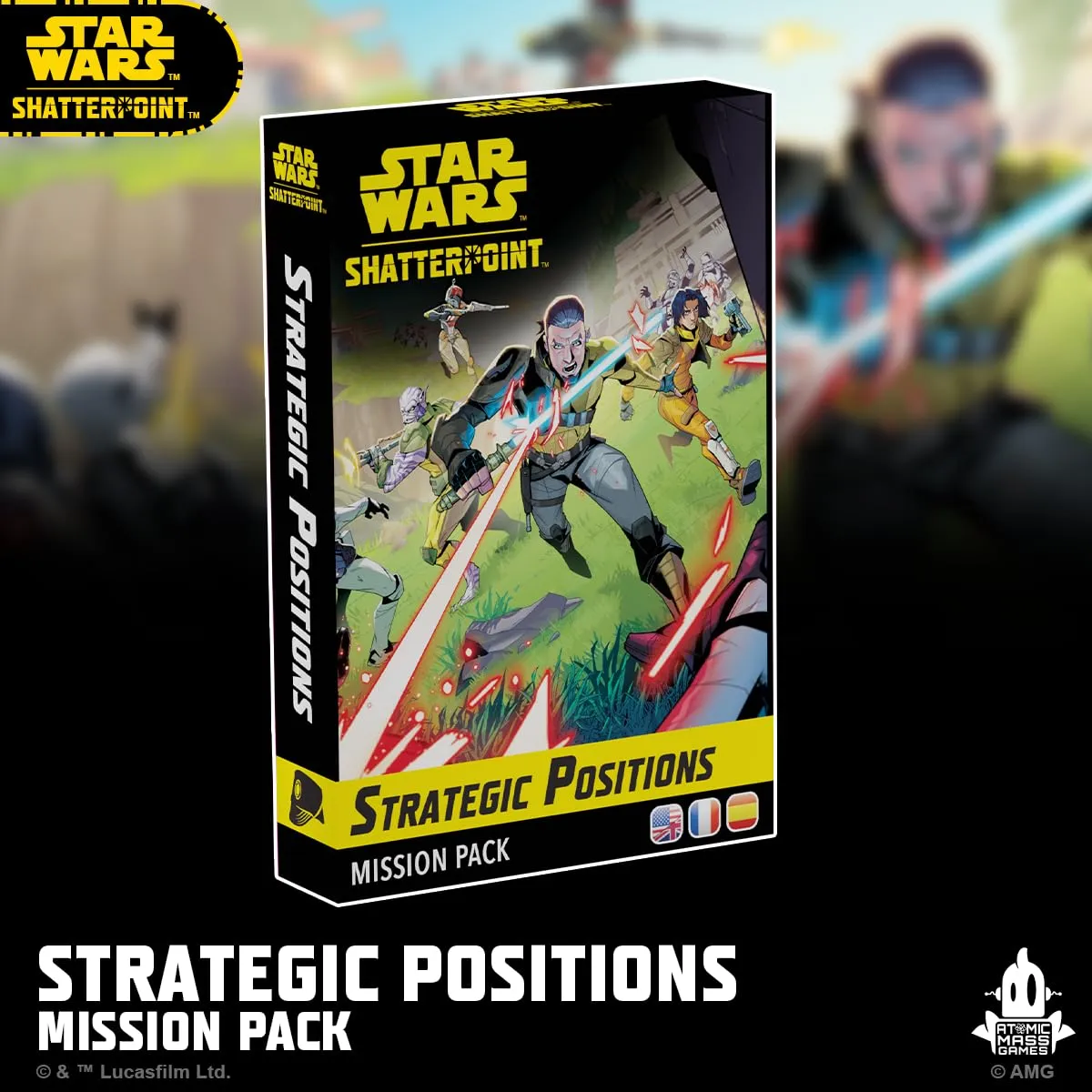 Atomic Mass Games Star Wars Shatterpoint Strategic Positions Missionspack