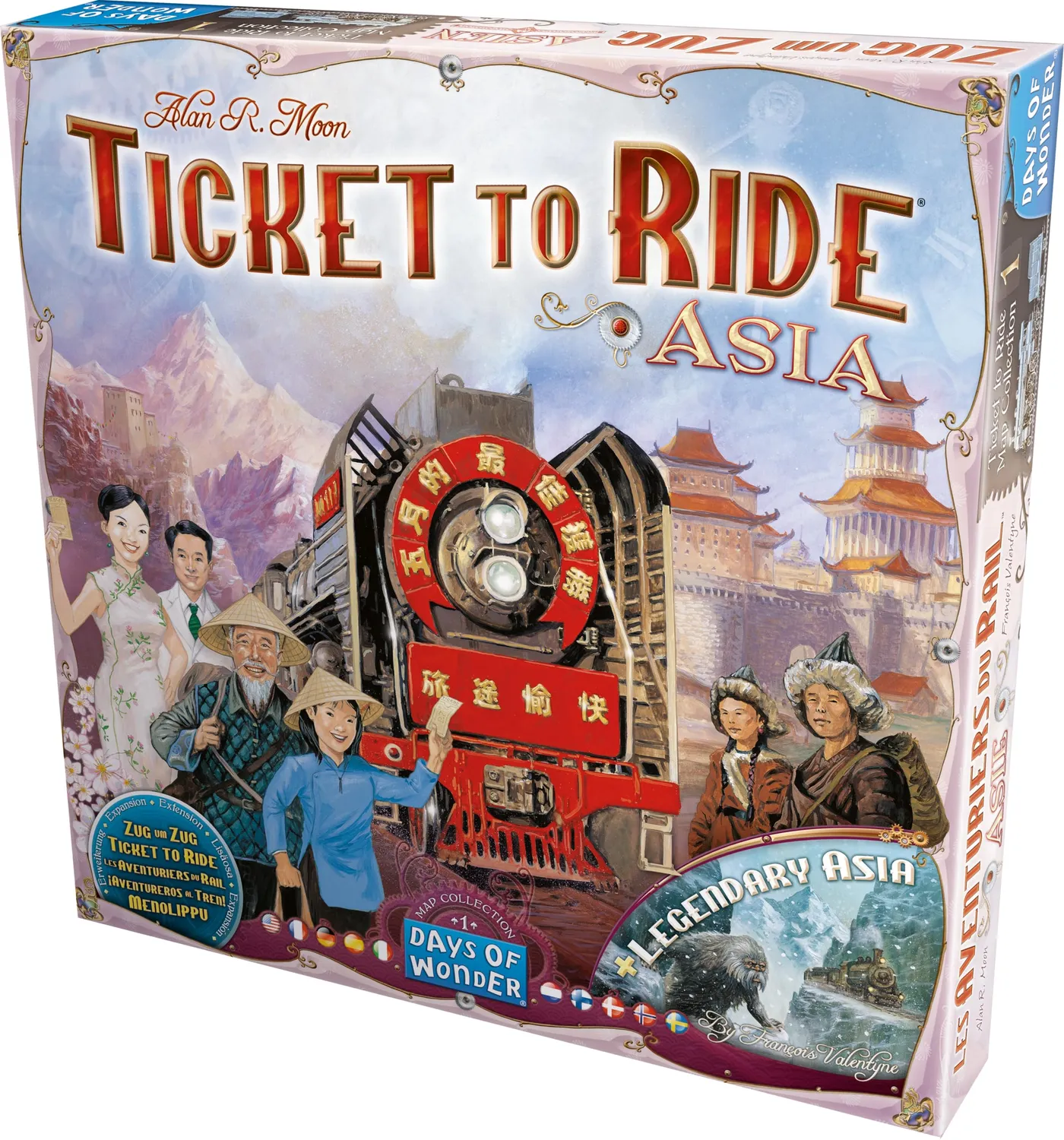 Asmodee Zug um Zug Europa Brettspiel Deutsch 2-6 Spieler