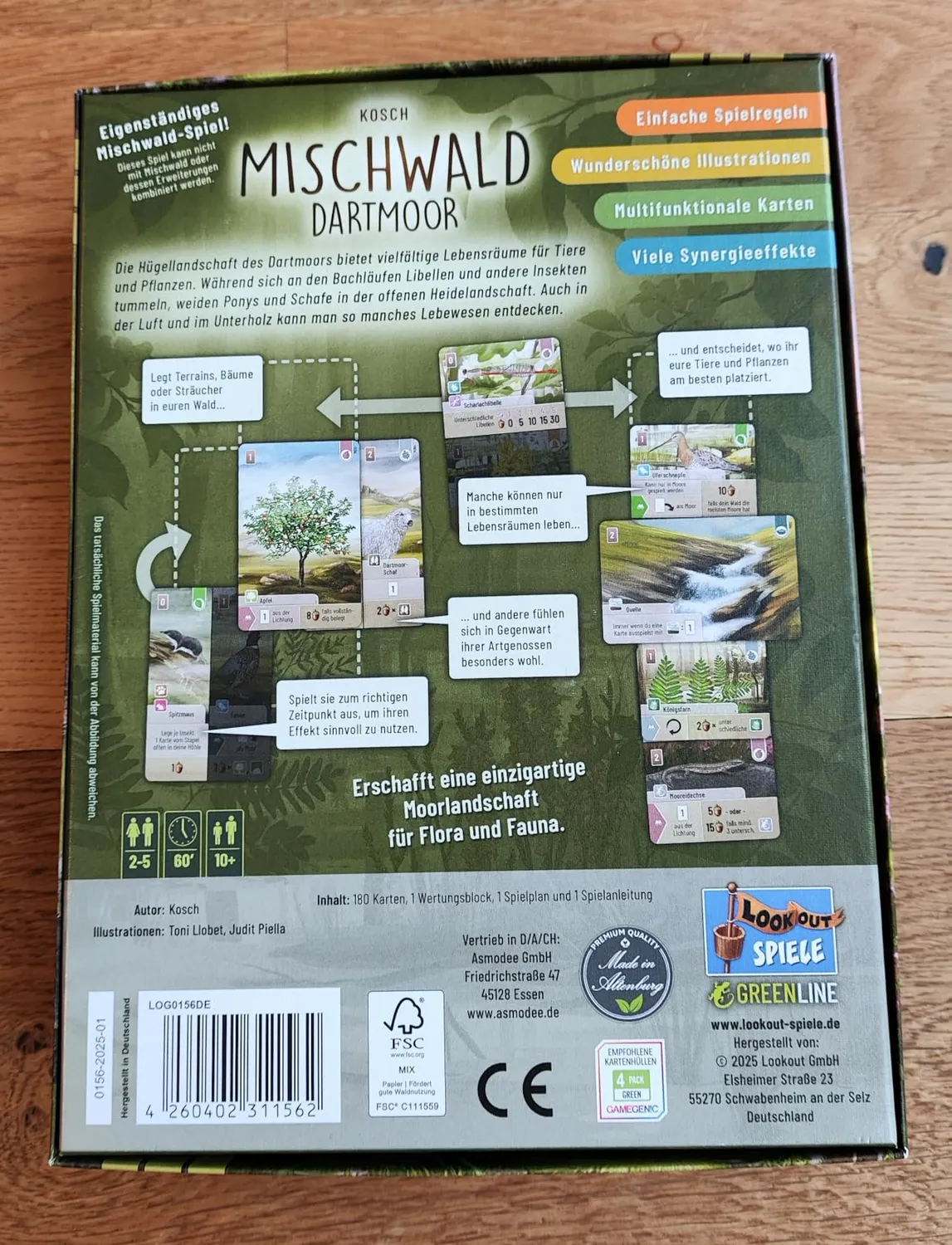 Asmodee Mischwald Dartmoor Grundspiel Kennerspiel deutsch