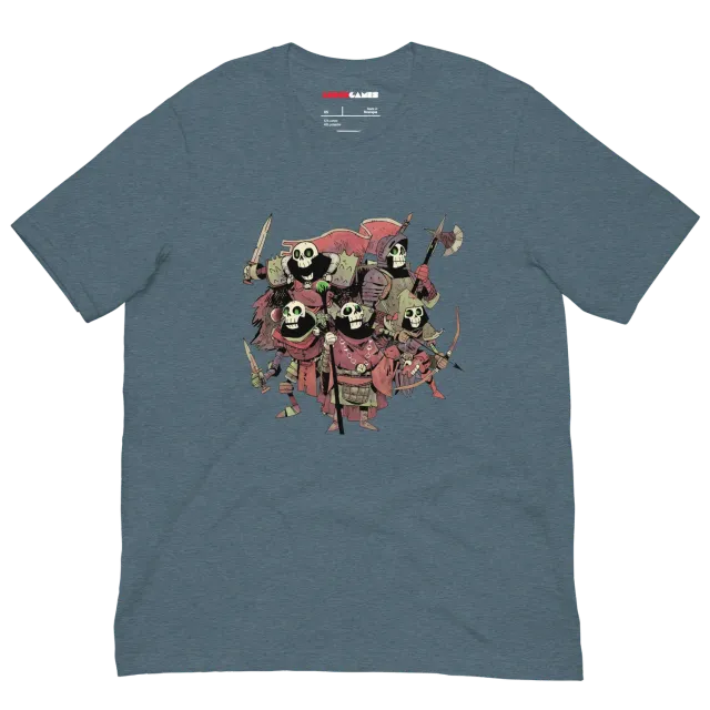 Leder Games Vast Skeleton T-Shirt Schwarz Baumwolle