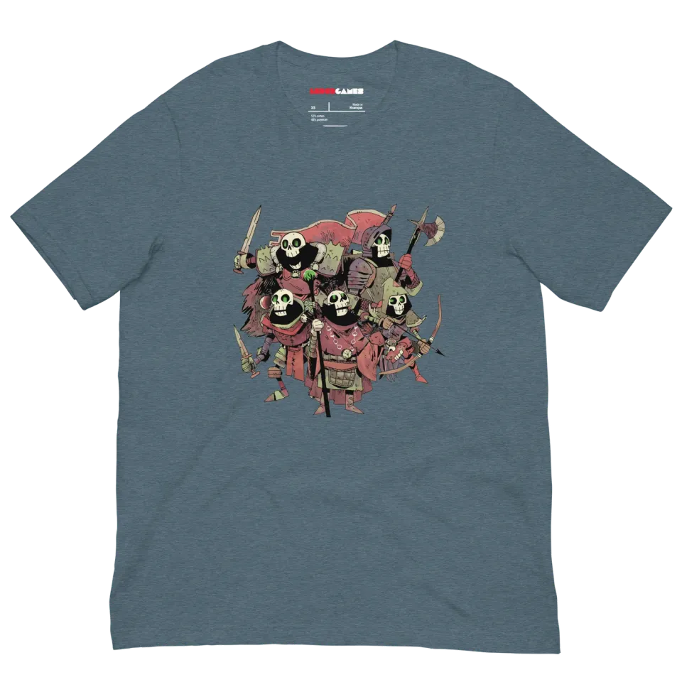 Leder Games Vast Skeleton T-Shirt Schwarz Baumwolle