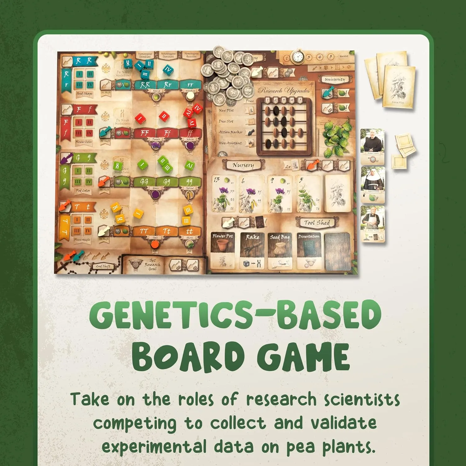 Genius Games Genotype Brettspiel Genetik 1-5 Spieler
