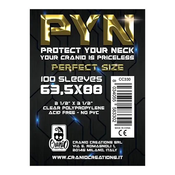 Cranio PYN Kartenhüllen 63,5x88 Perfect Size