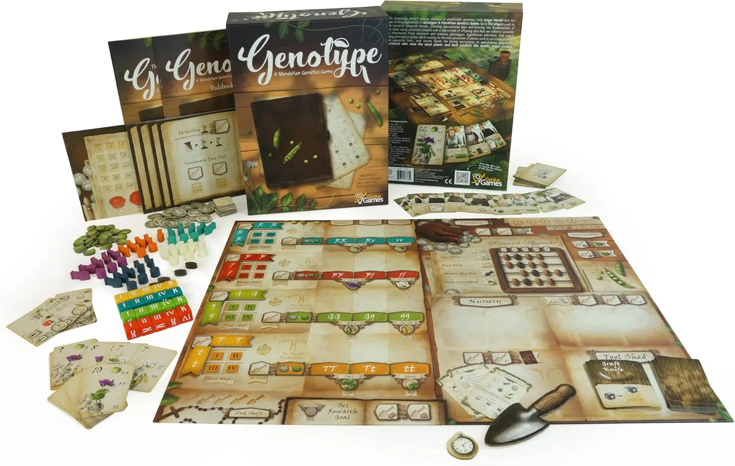 Genius Games Genotype Brettspiel Bundle Collector's Edition Genetik