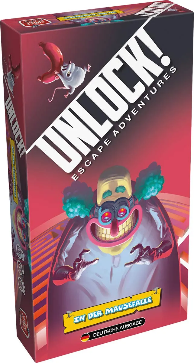 Asmodee Unlock Sherlock Holmes Scharlachrote Faden Escape-Spiel