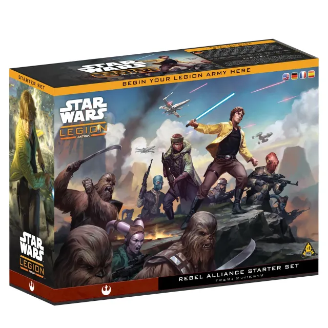 Asmodee Star Wars Legion Rebel Alliance Starterset 36 Figuren