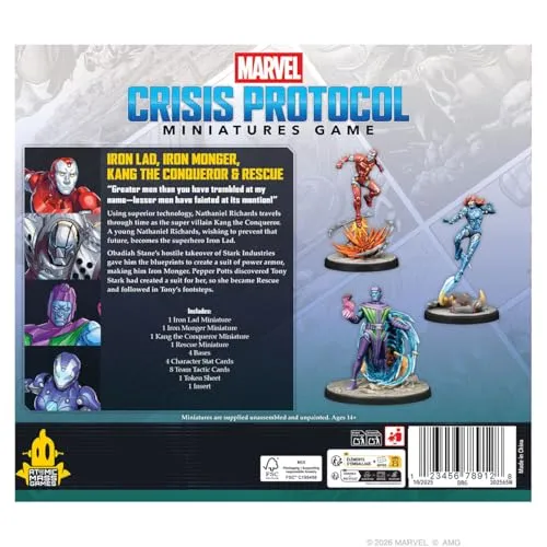 Asmodee Marvel: Crisis Protocol Iron Lad Kang Rescue Miniaturen-Set