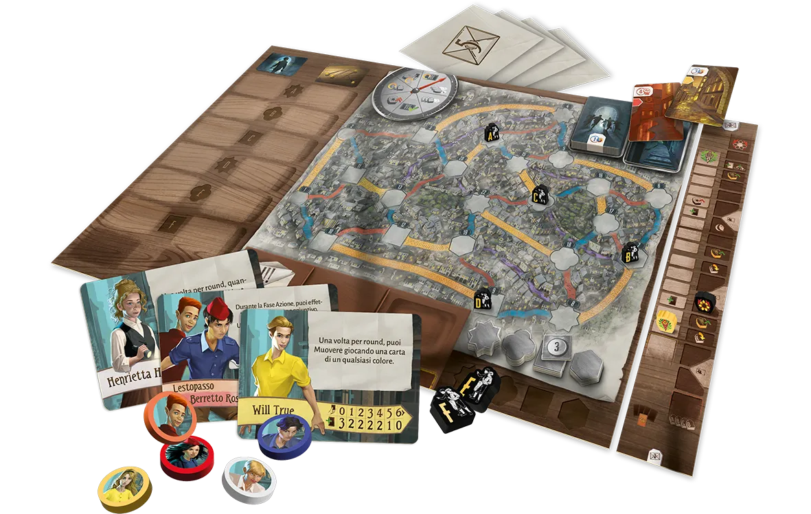 Cranio Severton Brettspiel Kooperativ Ermittlung